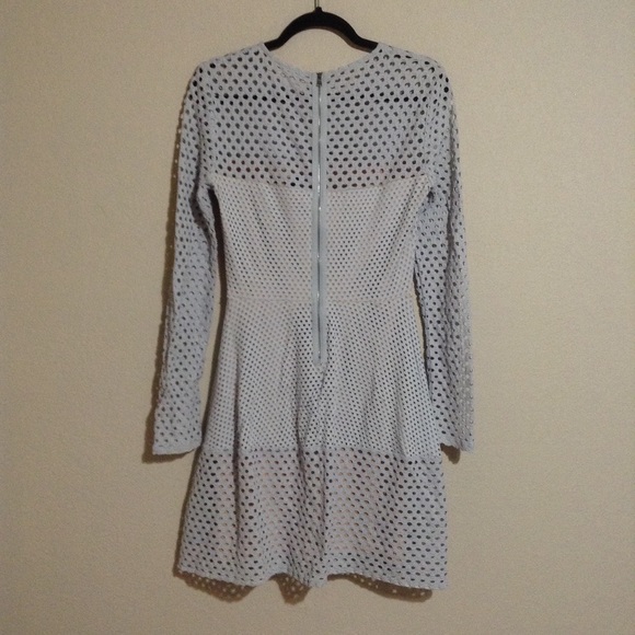 BCBG Max Azria Long Sleeve Eyelet Dress - Picture 6 of 7